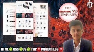 Responsive Ecommerce Website Templates Free Download Html With Css Javascript | UI | UX | Part 2