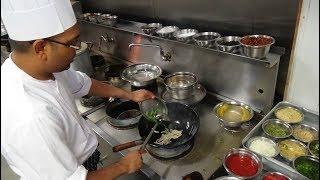 Wok Stir Fried Veg Hakka Noodles Recipe: Indo-Chinese Street Food at Hakkaland Restaurant, London...