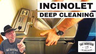 Incinolet Deep Clean 1Tiny House Incinerating Toilet - Deep Cleaning After 5 Years Use