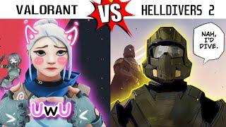 Valorant Vs HellDivers 2 Status