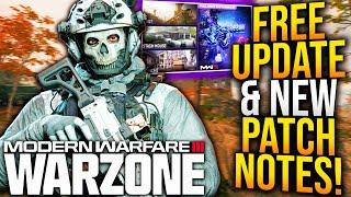 WARZONE: New SURPRISE UPDATE PATCH NOTES! FREE EVENT UPDATE, Gameplay Changes, & More! (MW3 Update)