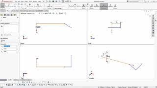 SOLIDWORKS - 3D Sketching for Sweeps and Lofts