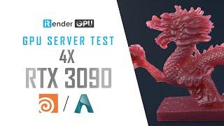 Powerful Render Farm for Houdini & Arnold GPU Render with 4x RTX 3090 | iRender Cloud Rendering