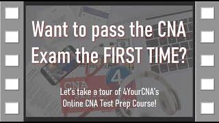 Online CNA Test Prep Course Tour by 4YourCNA