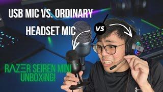 Razer Seiren Mini - Is It Really An Upgrade From A Headset Mic? | Philippines | Rafael Syfu