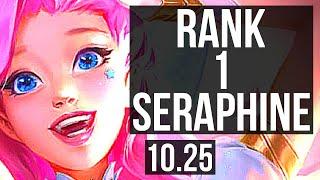 SERAPHINE & Miss Fortune vs BRAND & Caitlyn (SUPPORT) | Rank 1 Seraphine | TR Grandmaster | v10.25