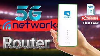 5G Network MOBILY AIR FIBER - Nano-SIM card slot