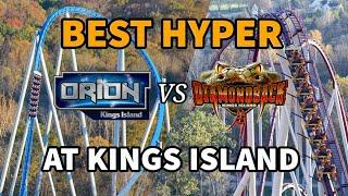 What's the BEST Hyper Coaster at Kings Island? | ORION VS DIAMONDBACK