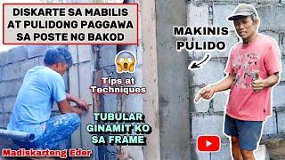 DISKARTE SA MABILIS NA PAGGAWA SA POSTE NG BAKOD | TIPS & TECHNIQUES | Madiskarteng Eder