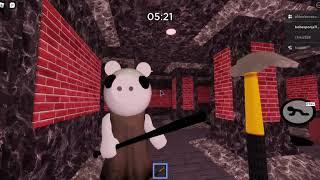 Roblox jugando piggy con mi hermano