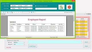 VB.NET How to filter data in Crystal Reports using DateTimePicker