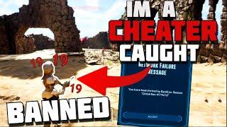 I GOT BANNED! ( CAUGHT CHEATING? ) ARK OFFICIAL PVP! ASA