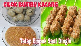 RESEP CILOK DAN BUMBU KACANG DENGAN TAKARAN SENDOK