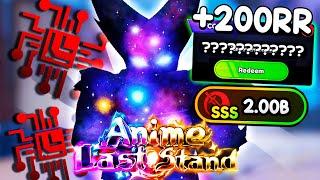 [CODE] Getting The GODLY 0.01% Cosmic Garou! | Anime Last Stand