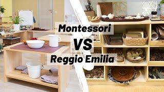 MONTESSORI vs REGGIO EMILIA  // Key Similarities & Differences