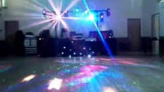 ADM Discos Mobile disco setup daytime - St. Oswalds Church Hall, Broadwaters, Kidderminster.