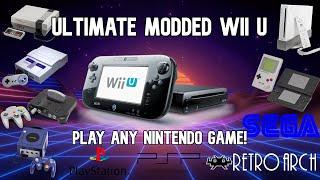 ULTIMATE Modded Wii U Showcase (Play ANY NES, SNES, N64, GameCube, Wii, GameBoy, DS, SEGA games!)