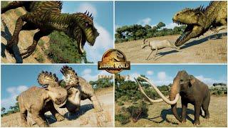 ALL 100 NEW DINOSAUR SPECIES, REPTILES and PREHISTORIC ANIMALS  INTRO in SAN MARIE BAY | JWE2 MODS