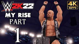 WWE 2K22 MyRise Walkthrough PART 1 (PS5) Gameplay No Commentary @ 4K 60ᶠᵖˢ 