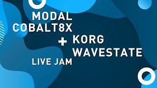 MODAL COBALT8X + KORG WAVESTATE - LIVE JAM