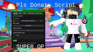 ROBLOX Pls Donate Script [2022 Pastebin]