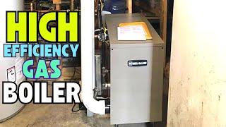 Huge High Efficiency Gas Boiler || Weil Mclain GV90 Boiler Demonstration 2023