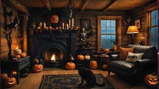 Haunted House Halloween Ambience with Spooky Sounds