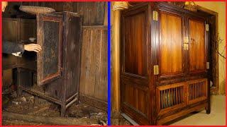 Restoring a 100-Year-Old Cabinet | Antique Restoration & Recreating History in Every Detail