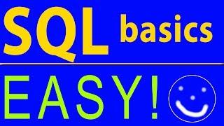 Introduction to SQL - Tutorial for beginners to databases. PART 1