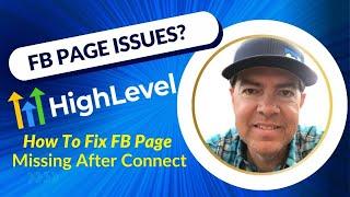 Facebook pages missing in Page Selector in Go High Level | Facebook Pages Not Showing in HighLevel