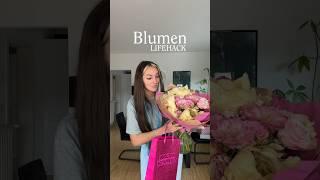 Wie deine BLUMEN FÜR IMMER HALTEN!! #lifehack #blumen