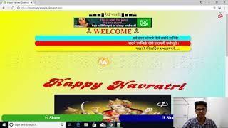 Happy Navratri Whatsapp Viral Wishing Script For Blogger By Your Scripts