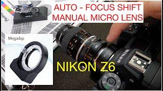 Megadap Auto Focus Shift on Nikon Z6 Z7 - Micro and Landscape Photography