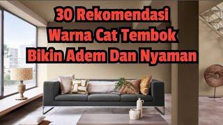 Rekomendasi Warna Cat Tembok Rumah Bikin Adem || #cattembok #catdasar