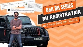 Q&A | BH Series Registration | bh series for private employees | bh number plate registration #car