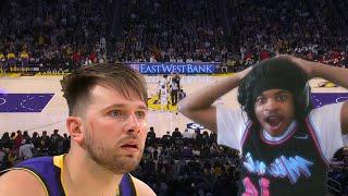 LUKA IS GOING CRAZY!!! LAKERS VS CLIPPERS FULL GAME REACTION