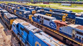 DEAD LINES | Huge Locomotive Storage Yard