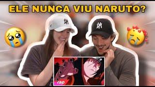 (NÃO OTAKU) REACT Rap do Itachi (Naruto) - ESSA DOR QUE CAUSEI... | 7 Minutoz | CK Animes