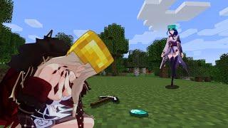 Raiden Shogun kills Signora but it's Minecraft