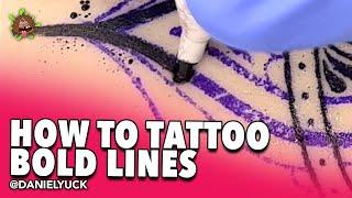 Tattooing 101-How To Pull Bold Tattoo Lines