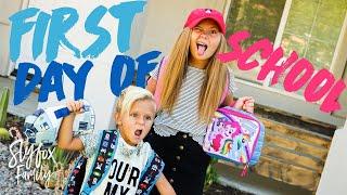 CRAZY FIRST DAY OF SCHOOL!  2016 | Slyfox Family