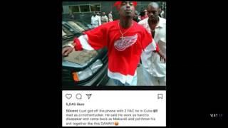 50 Cent Says 2pac alive instagram