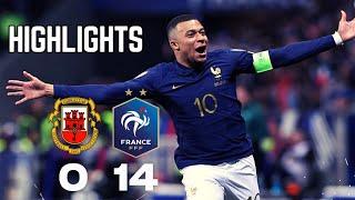 France Vs Gibraltor 14-0 All goals and Highlights