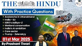 The Hindu Analysis | 1st March 2025 | The Hindu NewsPaper Today With Practice Questions