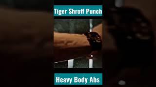 Tiger Shroff Power Punching Practice With Body Abs #shorts