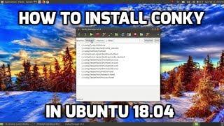 How to Install Conky in Ubuntu 18 04