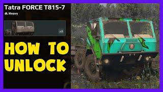 EXPEDITIONS | How to Unlock TATRA FORCE T815-7 [hard]