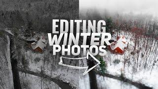 How I Edit WINTER PHOTOS - Adobe Lightroom CC Tutorial