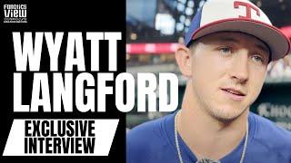 Wyatt Langford talks Favorite Players Growing Up, Best Outfielders in Today's Game & Texas Rangers