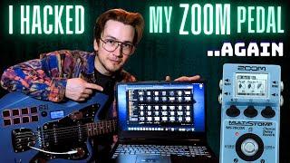 I hacked my Zoom Multistomp Pedal (..AGAIN)